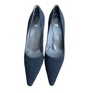 Vera Wang X Stuart Weitzman Heel Pointed Toe Pumps Heels Black 6